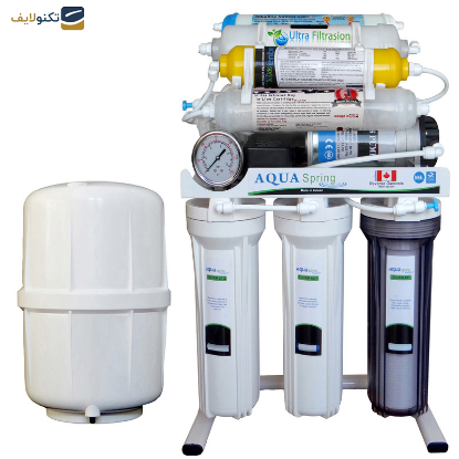 دستگاه تصفیه کننده آب آکوآ اسپرینگ مدل NF3800 به همراه فیلتر تصفیه آب مدل 01 مجموعه 3 عددی - 